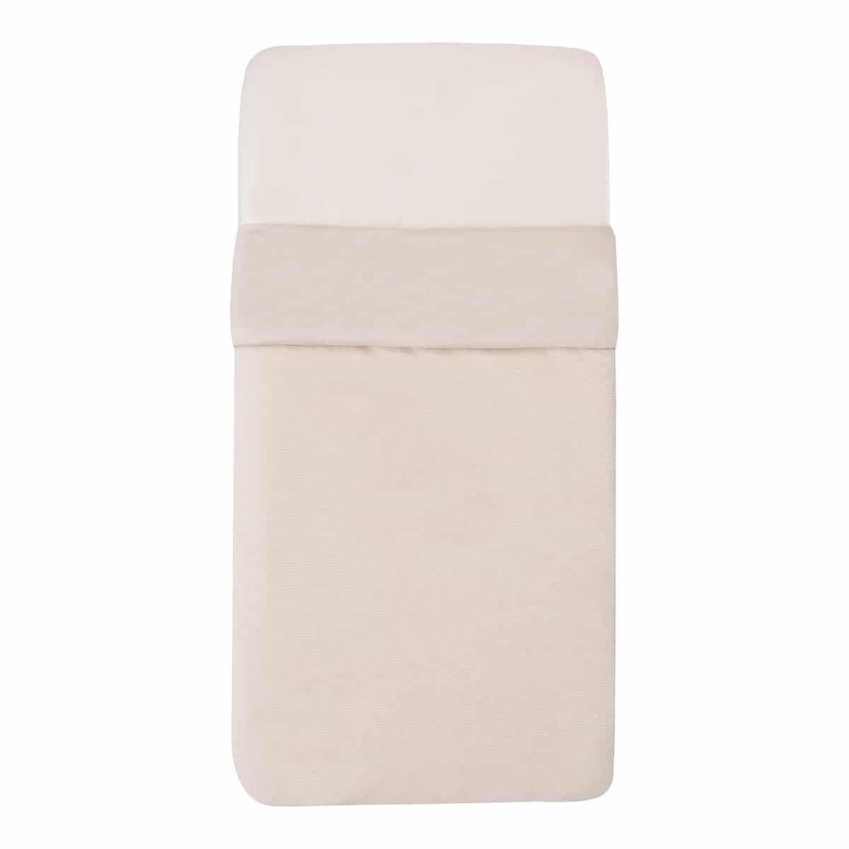 Witlof for Kids - Tuck-Inn Deken Wieg 40X80Cm Velvet Rib Soft Sand