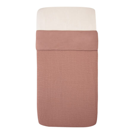 Witlof for Kids - Tuck-Inn Deken Wieg 40X80Cm Waves Dusty Pink