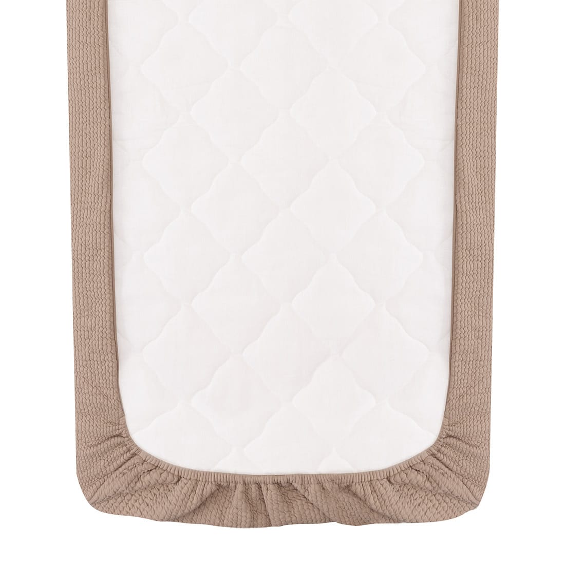 Witlof for Kids - Tuck-Inn Deken Wieg 40X80Cm Waves Urban Taupe