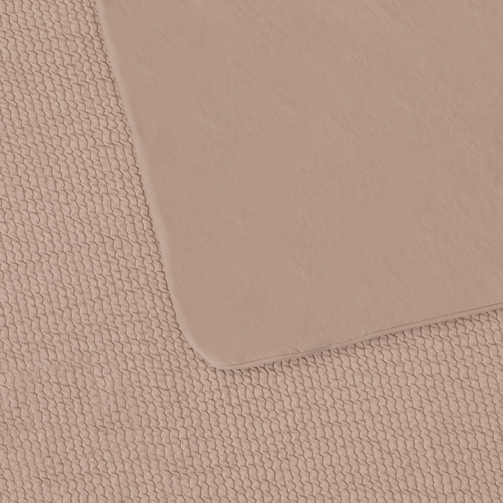 Witlof for Kids - Tuck-Inn Deken Wieg 40X80Cm Waves Urban Taupe