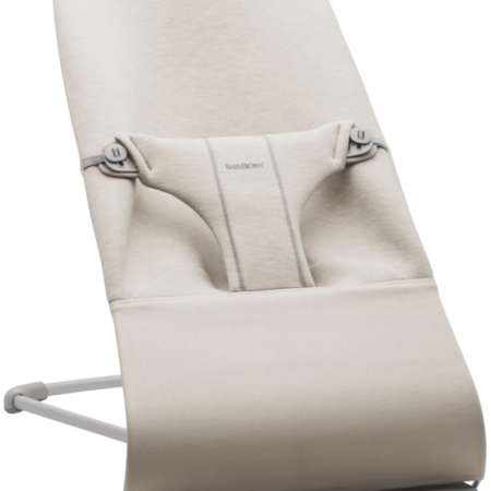 BabyBjörn - Wipstoeltje Bliss - 3D Jersey Lichtbeige & Speelboog Ondeugende oogjes Pastel
