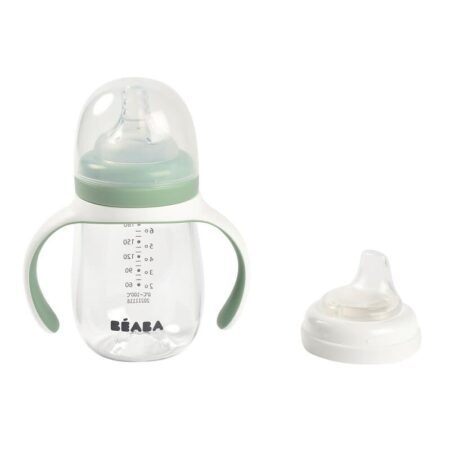 Beaba - Evolutieve 2-in-1 meegroeifles 210ml - groen