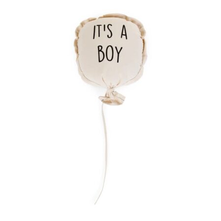 Childhome - Canvas Ballon - It's A Boy - Muurdecoratie - 35x26x8 Cm