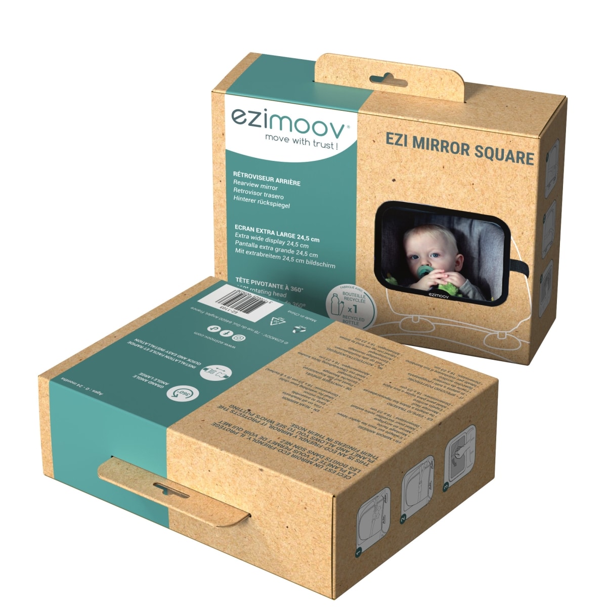 Ezimoov - EZI MIRROR SQUARE - Eco friendly