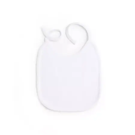 Living Nature - Bavet medium losange wit/eponge 18 x 22 cm