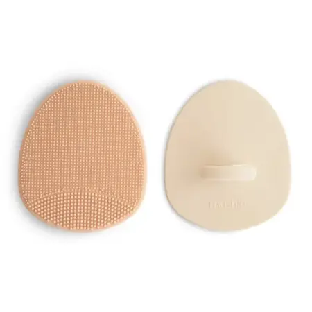 Mushie - Cradle Cap Brush - 2-Pack - Blush/Shifting Sand
