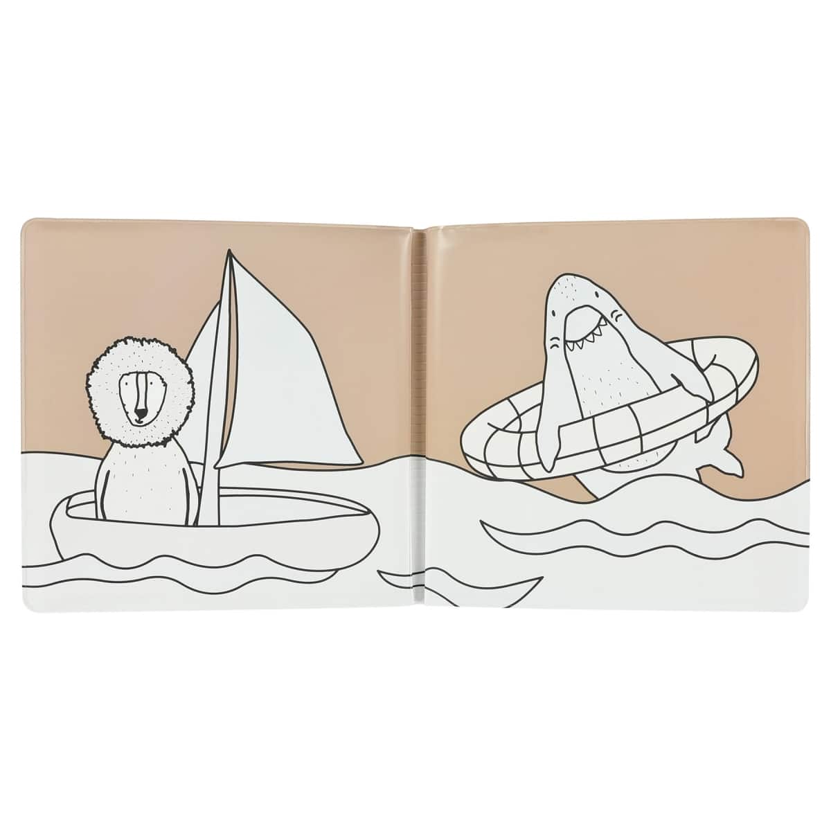 Trixie - Colouring bath book - Mrs. Cat and friends