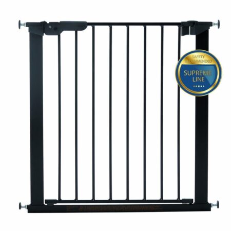 Babydan - Asta Deurhekje Metaal Zwart (2 Verlengstukken)