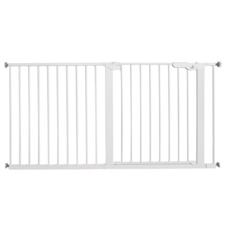 Babydan - Asta Wide Deurhekje Metaal Wit