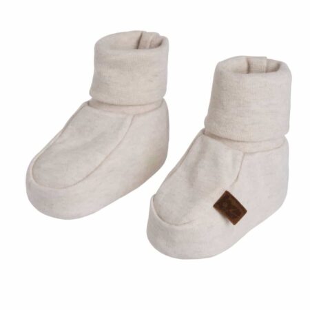 Baby's Only - Slofjes Melange warm linen - 0-3 mnd