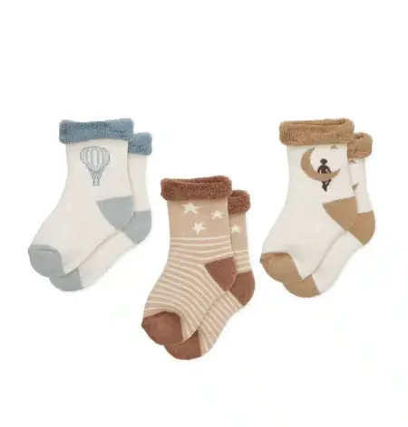 CAMCAM - Safi badstof sokken - Dreamland - 3-pack 16-18