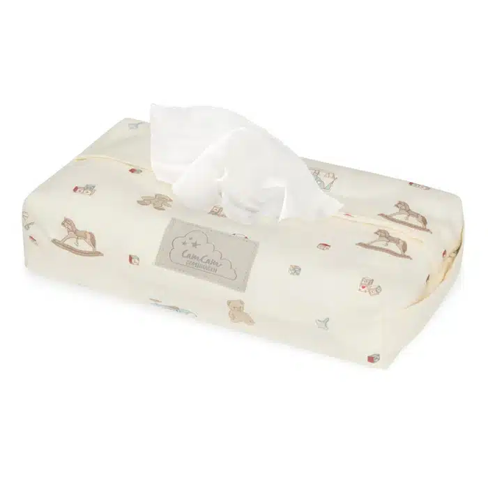 CamCam - Doosje vochtige doekjes - GOTS - Vintage speelgoed