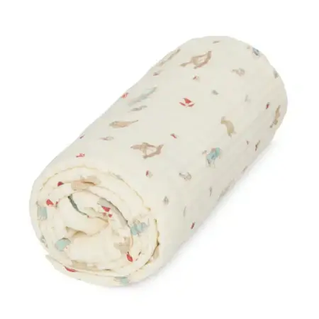 CamCam - Mousseline babydeken - GOTS - Vintage speelgoed
