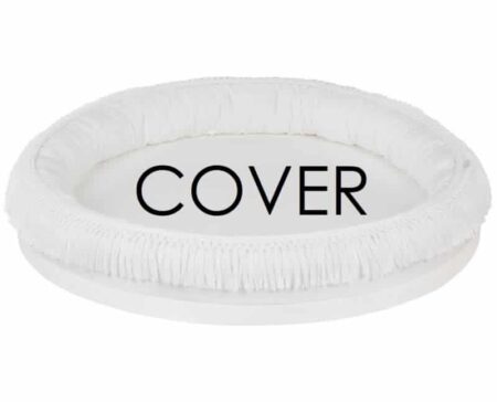 Cotton & Sweet - Boho Junior nest COVER - White