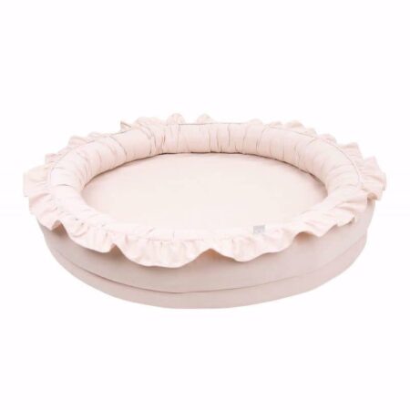 Cotton & Sweet - Junior Nest With Ruffles - Powder pink