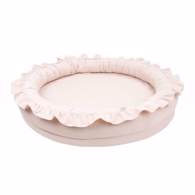 Cotton & Sweet - Junior Nest With Ruffles - Powder pink