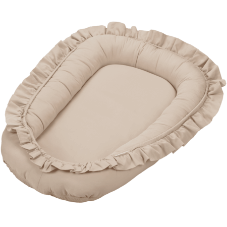 Cotton & Sweets - Baby nest SG with ruffles Nude