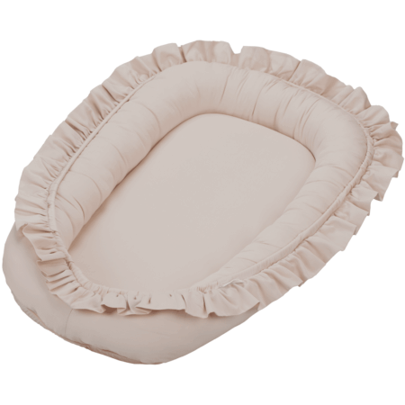 Cotton & Sweets - Baby nest SG with ruffles Powder pink