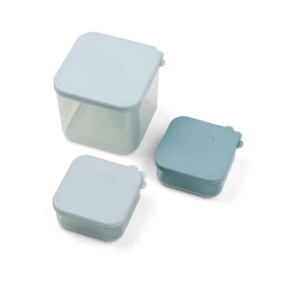 Done by Deer - Food storage container set M Elphee Blue