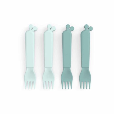 Done by Deer - Kiddish fork 4-pack Raffi Blue