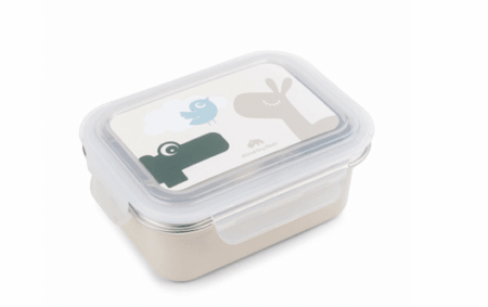 Done by Deer - Metal lunch box Lalee/Croco Sand