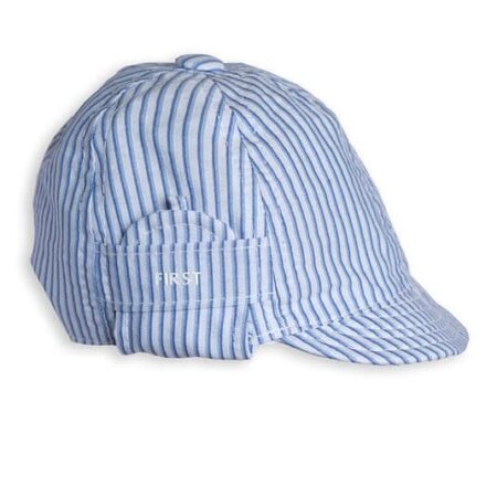 First - Cap FIRST Azurro striped
