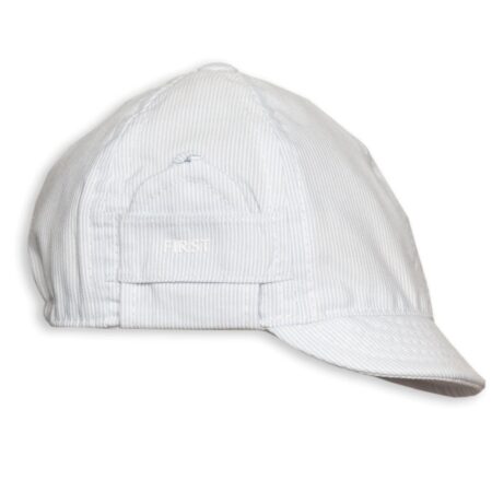 First - Lightblue Striped Boys Cap Sport