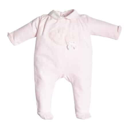 First - Rompersuit 2 hartjes signature - Roze
