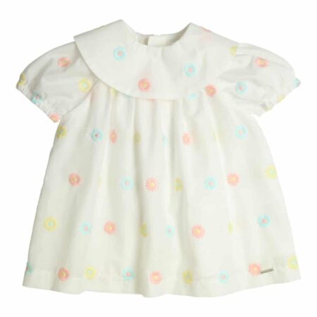 Gymp - Dress Helle - Off White - Multi