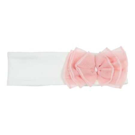 Gymp - Haarband Korina - Wit oud roze