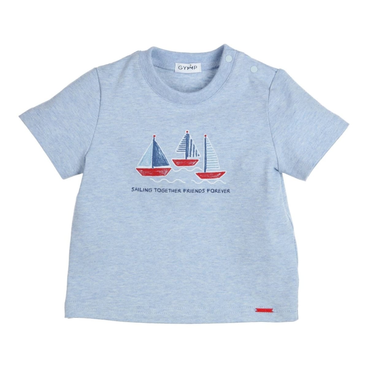 Gymp - T-shirt Sailing Together Friends Forever - Light Blue