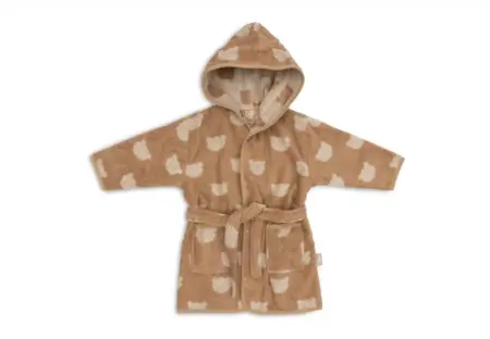 Jollein - Badjas jacquard - Biscuit