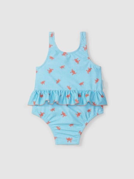 Laranjinha - Badpak kleine krab - Munt blauw