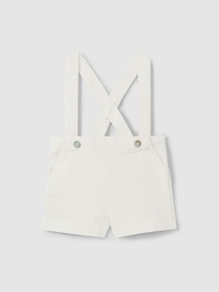 Laranjinha - Short met bretels - Off white