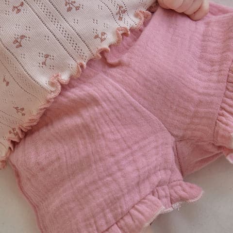 Little Dutch - Korte broek Fairy garden - Roze