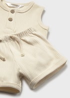 Mayoral - Set short top hoedje - Chickpea