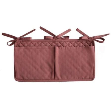 Mushie - Crib Pocket - Cognac