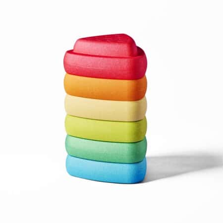 Nattou - Blocky 6 kleurblokken