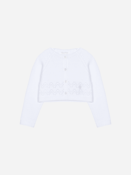 Patachou - Elegante cardigan - Wit