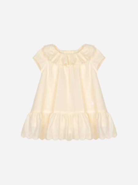 Patachou - Kleedje met ruffles - Geel