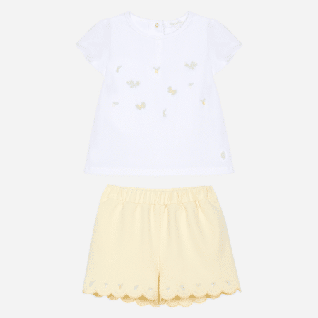Patachou - Set tshirt en short - Geel