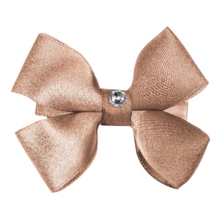 Prinsessefin - Glitter Bows - Amalia - Tan