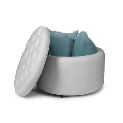 Rocking Seats - Royal Storage Box - silver grey, metal wheels