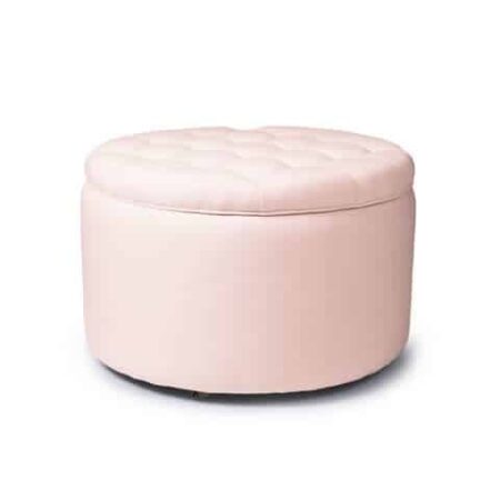 Rocking Seats - Royal Storage Box blush pink, metal wheels