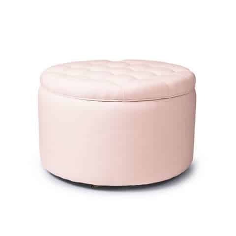 Rocking Seats - Royal Storage Box blush pink, metal wheels