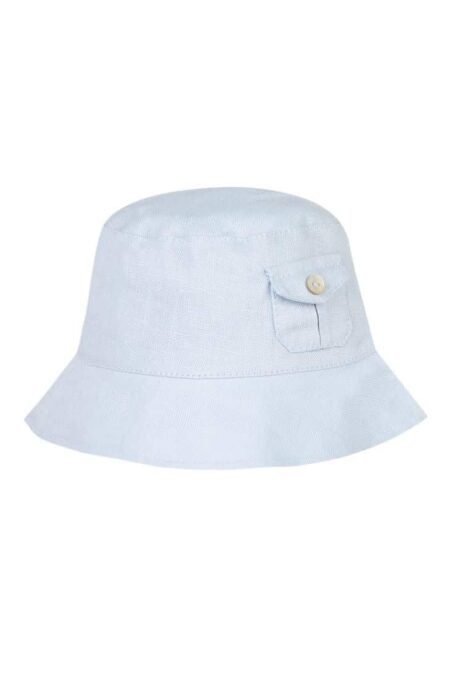 Tartine Et Chocolat - Sun hat - Blue Anthracite Linnen