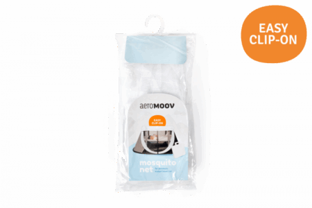 AeroMoov -Reisbed - muggennet - White