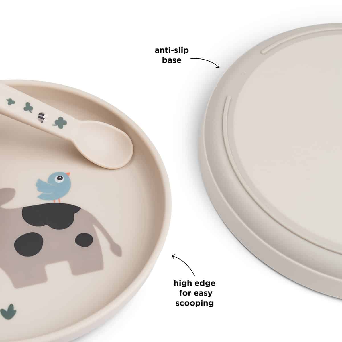 Done by Deer - Foodie plate Tiny farm Sand