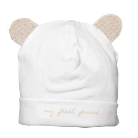 First - Muts bere-oortjes malta - Wit beige