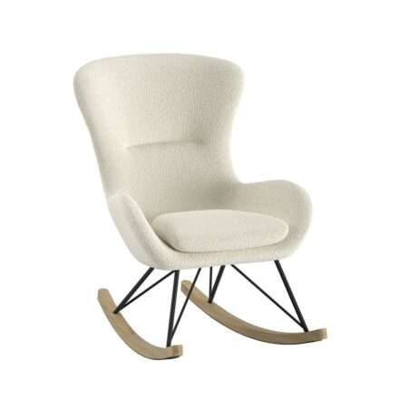 Jaxx - Rocky Schommelstoel Boucle Beige